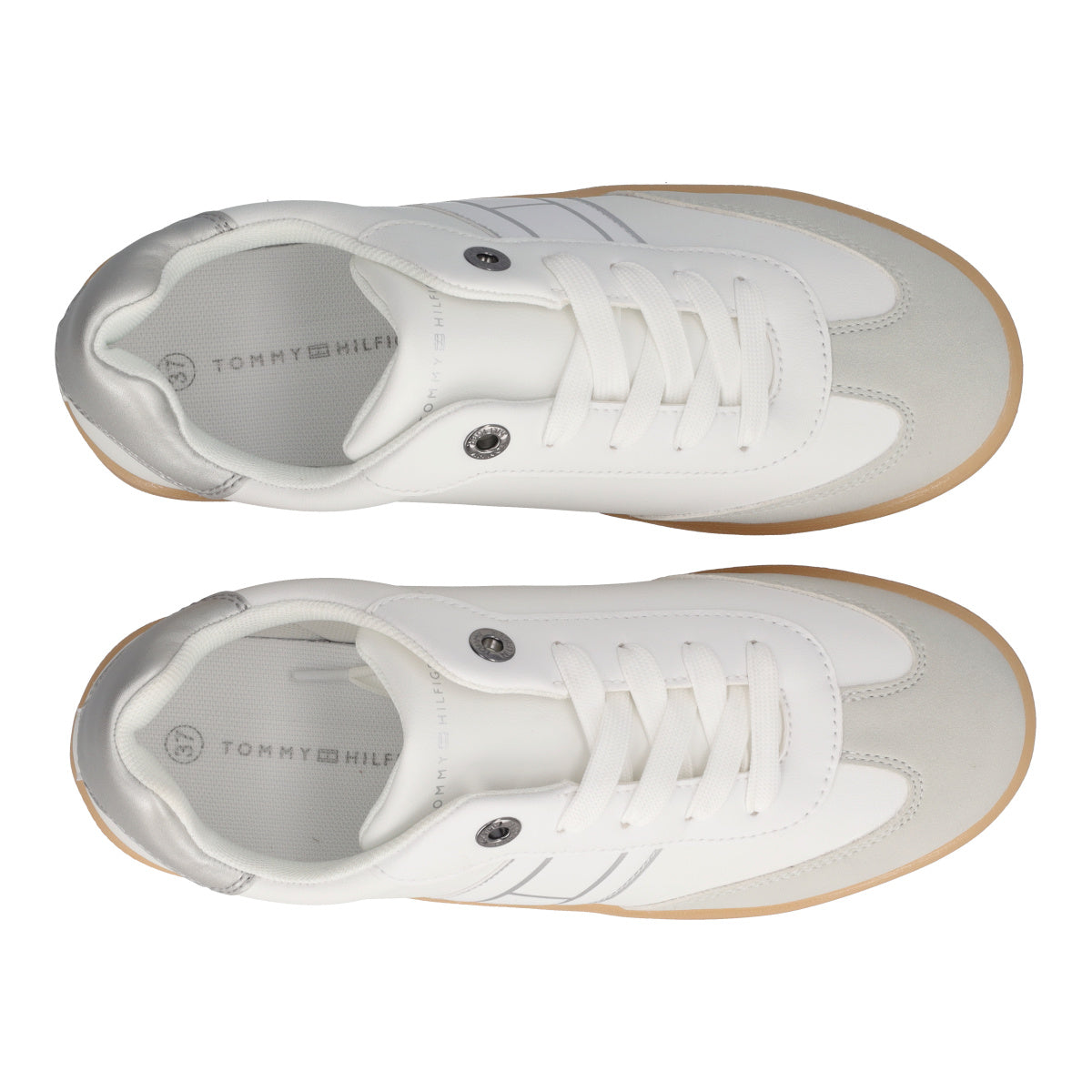 Sneakers Donna Bianche e Argento