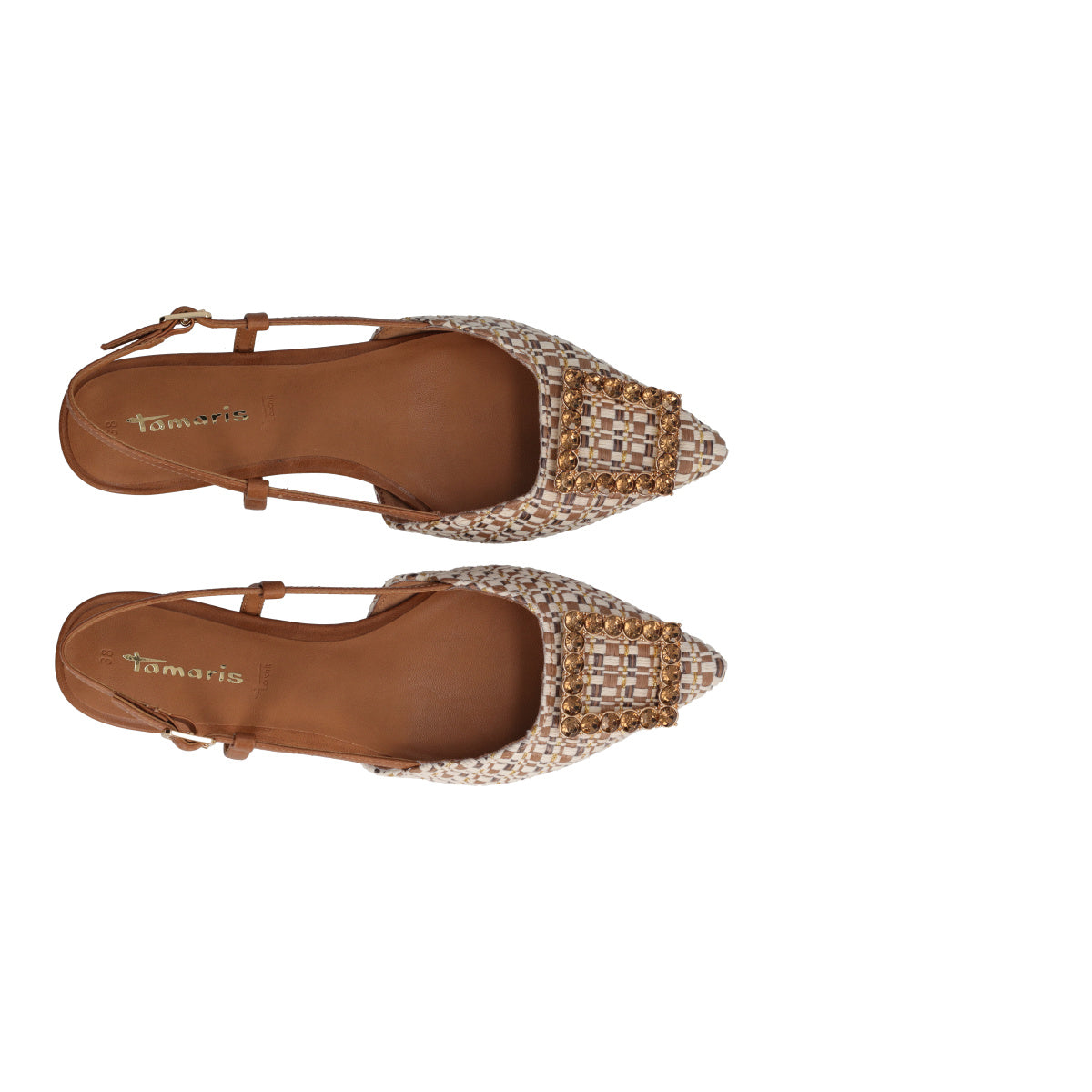 Slingback Donna Camel