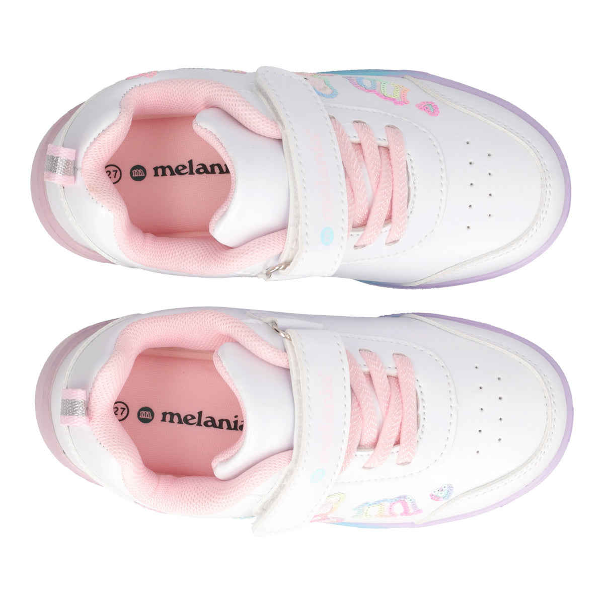 Sneakers Bambina Bianche - con Luci