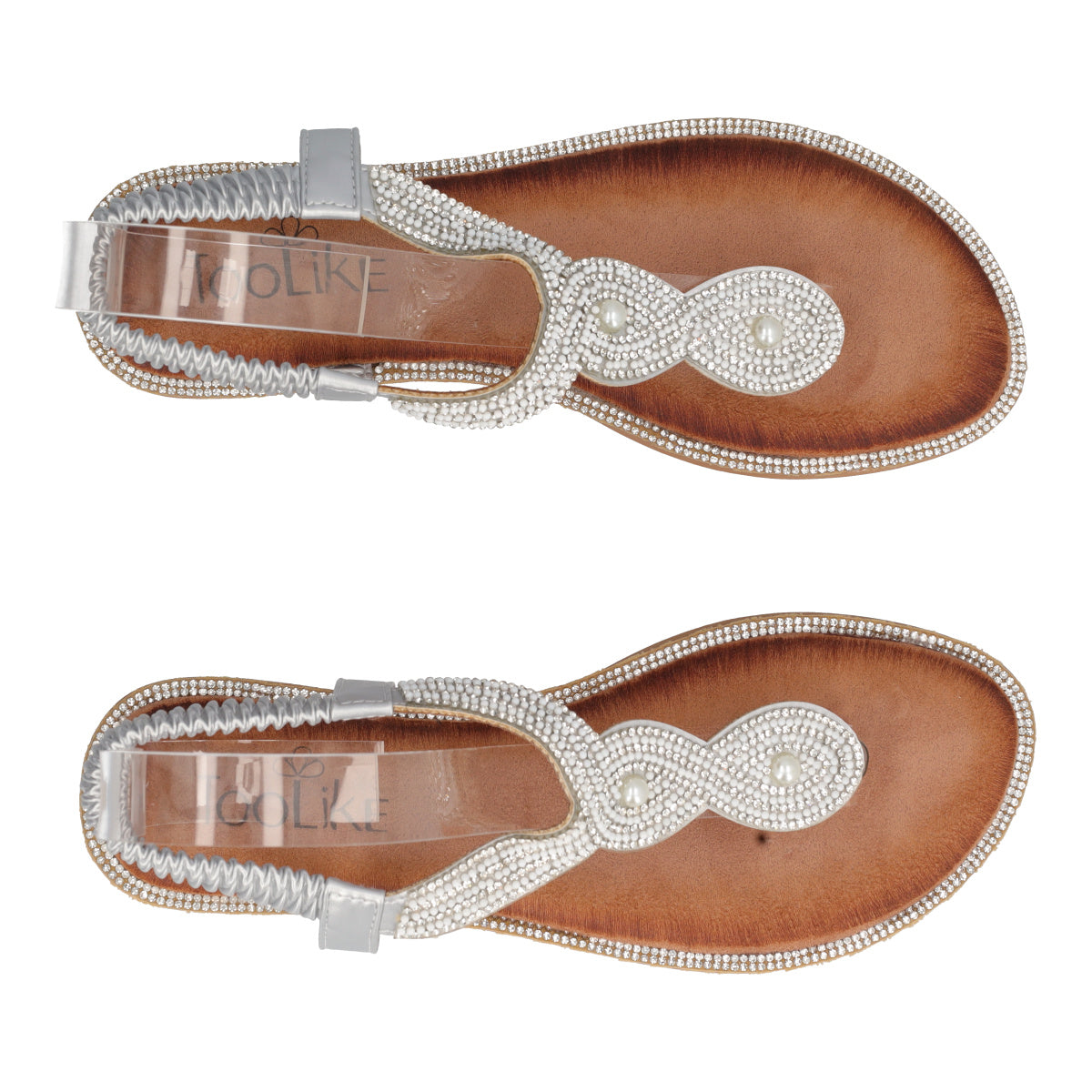Sandali Infradito Donna Argento