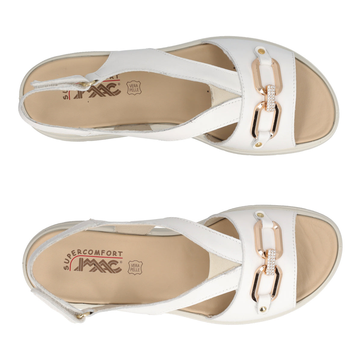 Sandali Comfort Donna Bianche