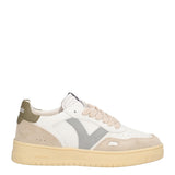 Sneakers Donna Beige, Verdi e Bianche