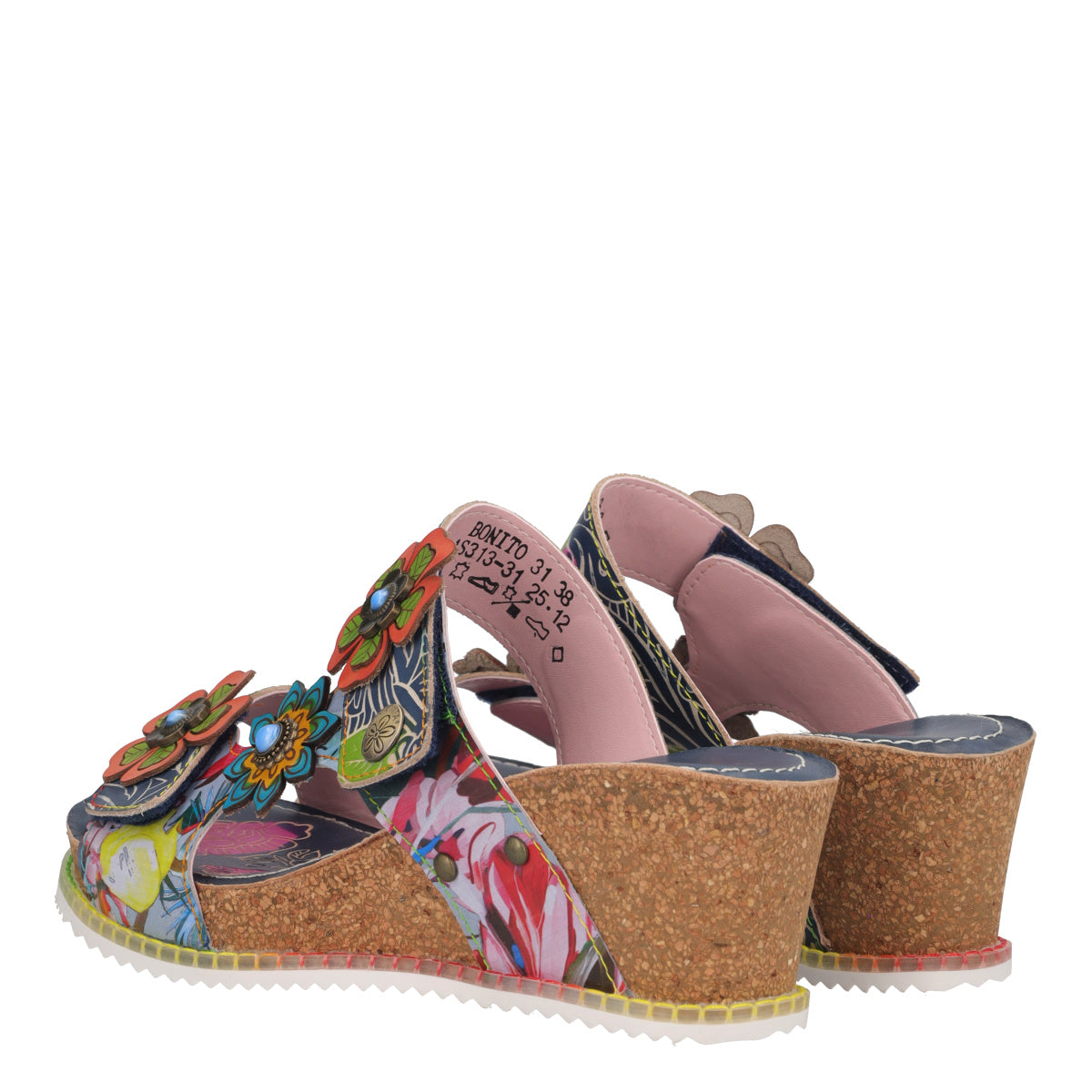 Ciabatte con Zeppa Donna Blu