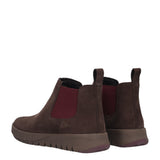 FLEXTRIDE Chelsea boot donna in camoscio marrone