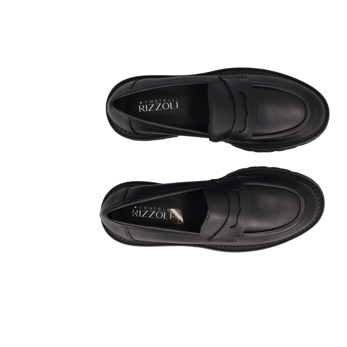 Mocassini Donna Neri in Pelle