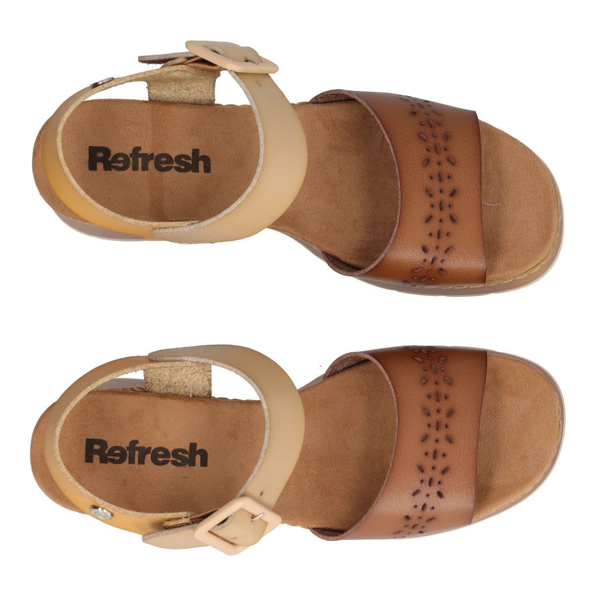 Sandali con Tacco Donna Taupe