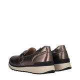 Mocassini Donna Piombo Metallizzato