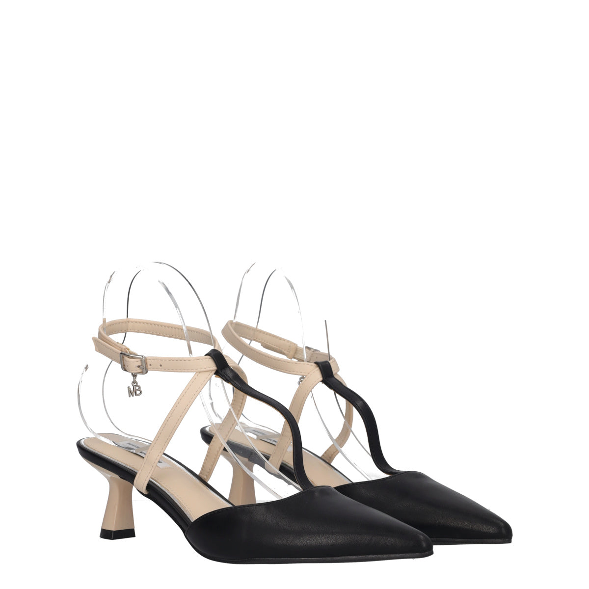PLEASE Sandali con Tacco Donna Neri