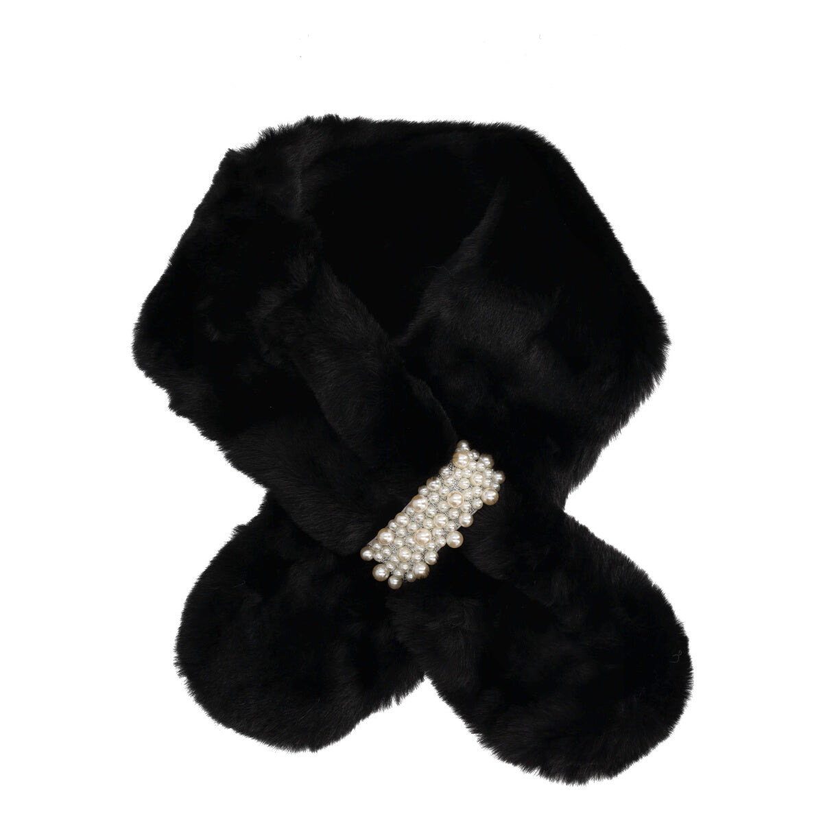 Scaldacollo pelliccia Donna Nero