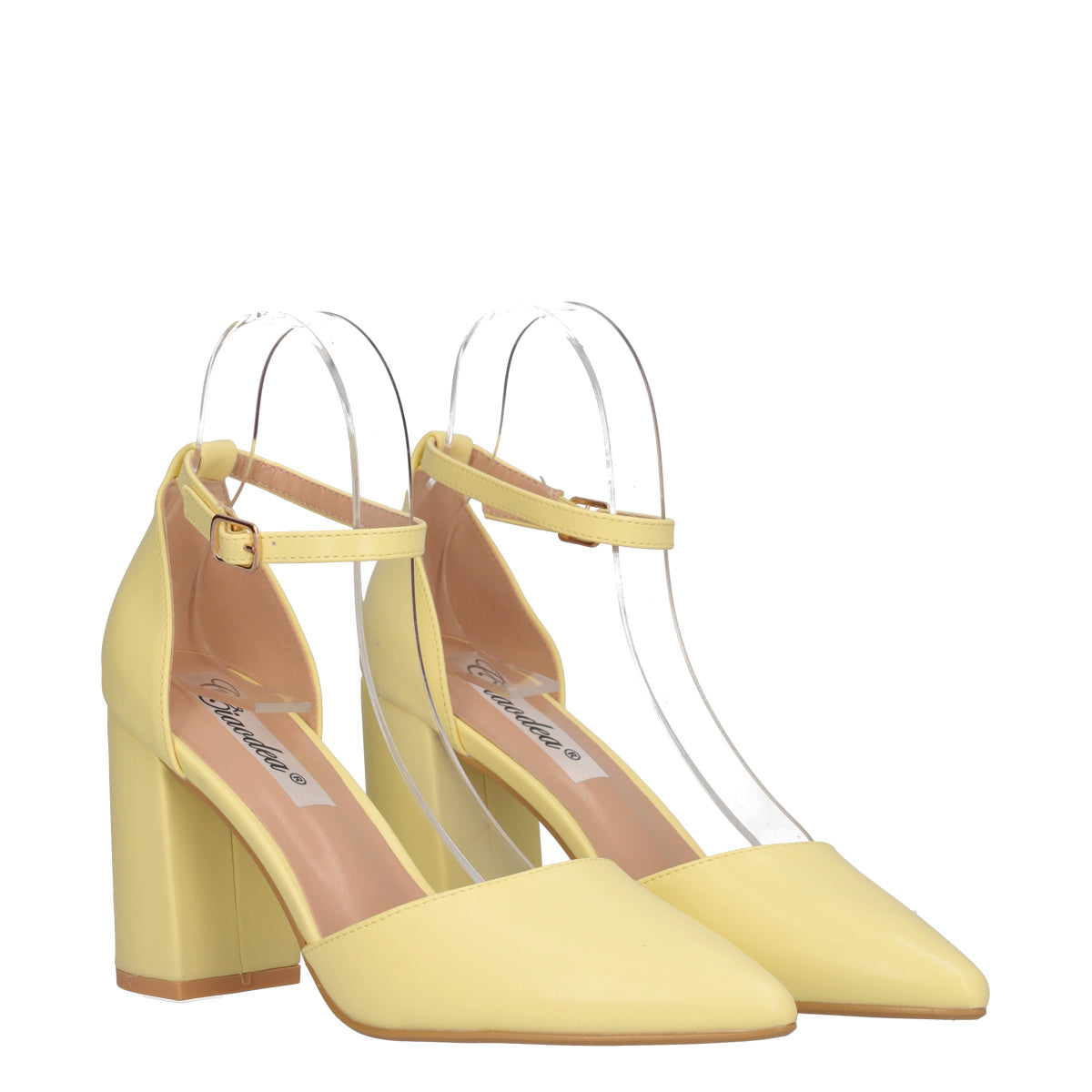 Sandali con tacco Donna Gialli