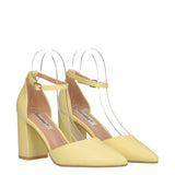 Sandali con tacco Donna Gialli