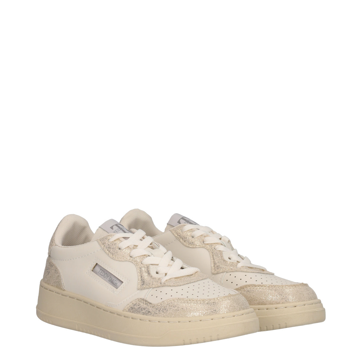 Sneakers Donna Off White e Oro