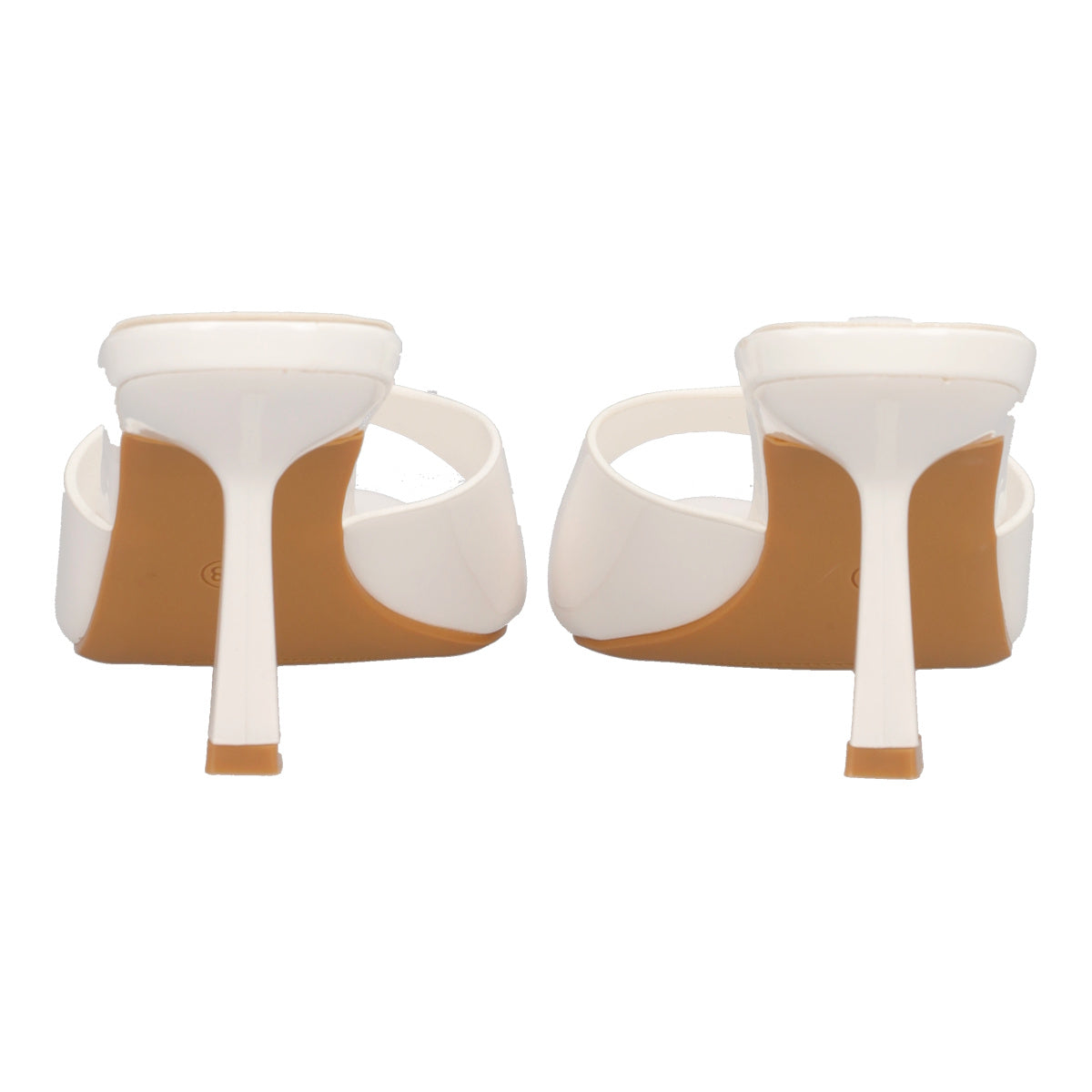 Ciabatte con Tacco Donna Bianche