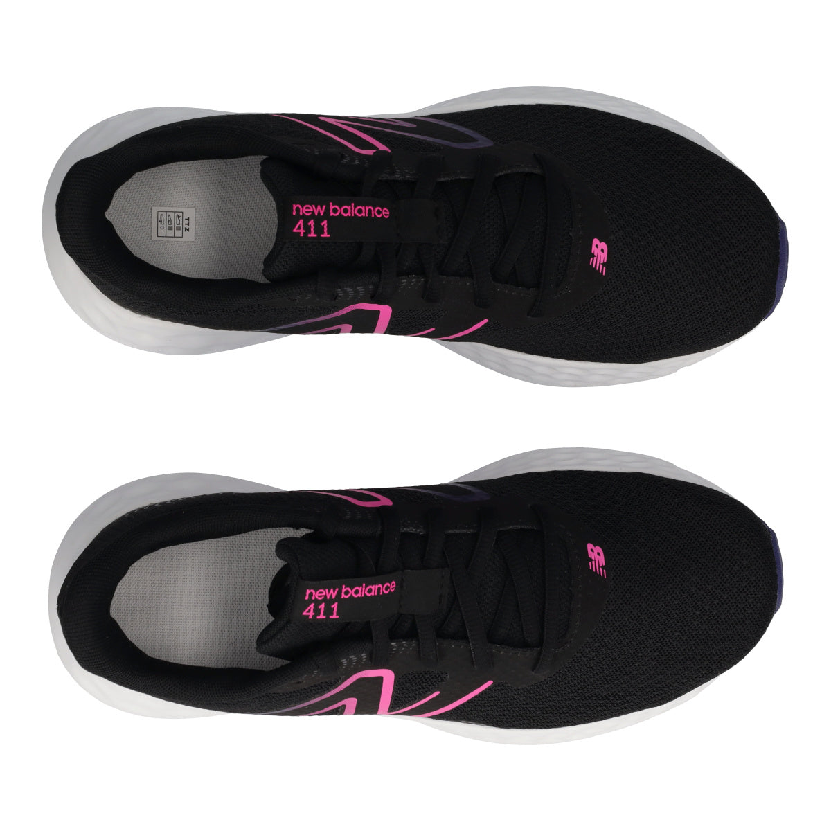411 Running Donna Nere e Fuxia