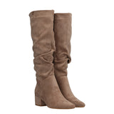 Stivali Donna Beige - Tacco 5 cm