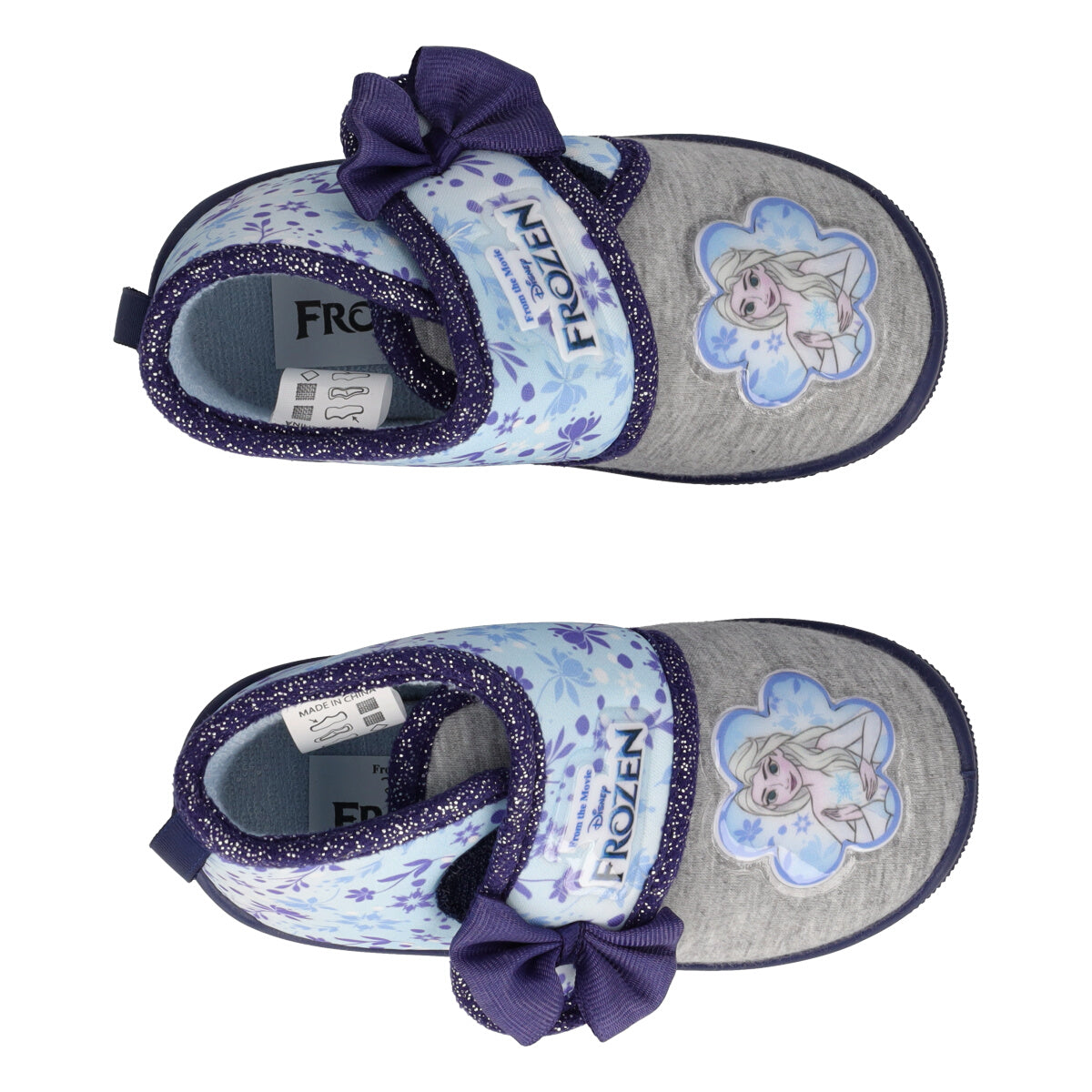 Pantofole Bambina Blu, Azzurre e Grigie - Frozen