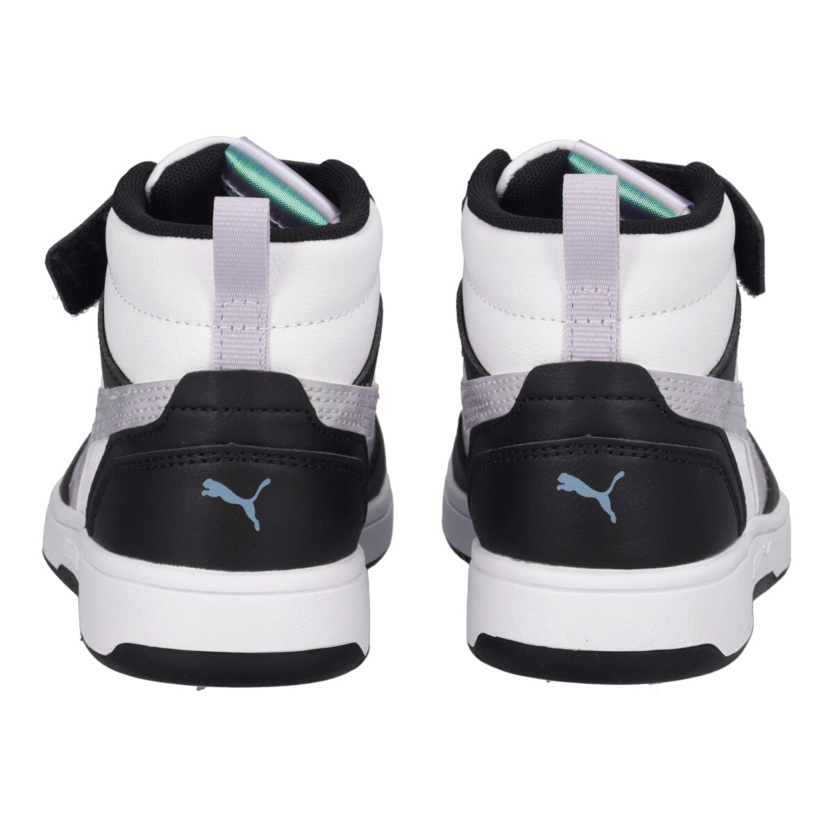 REBOUND V6 MID Sneakers Junior Lilla, Bianche e Nere