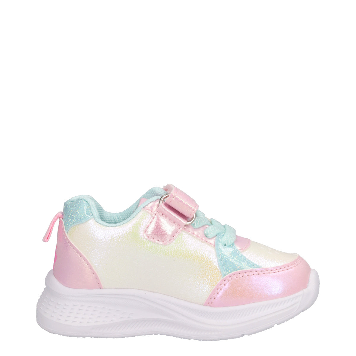 Sneakers Bambina Stitch con Luci Rosa