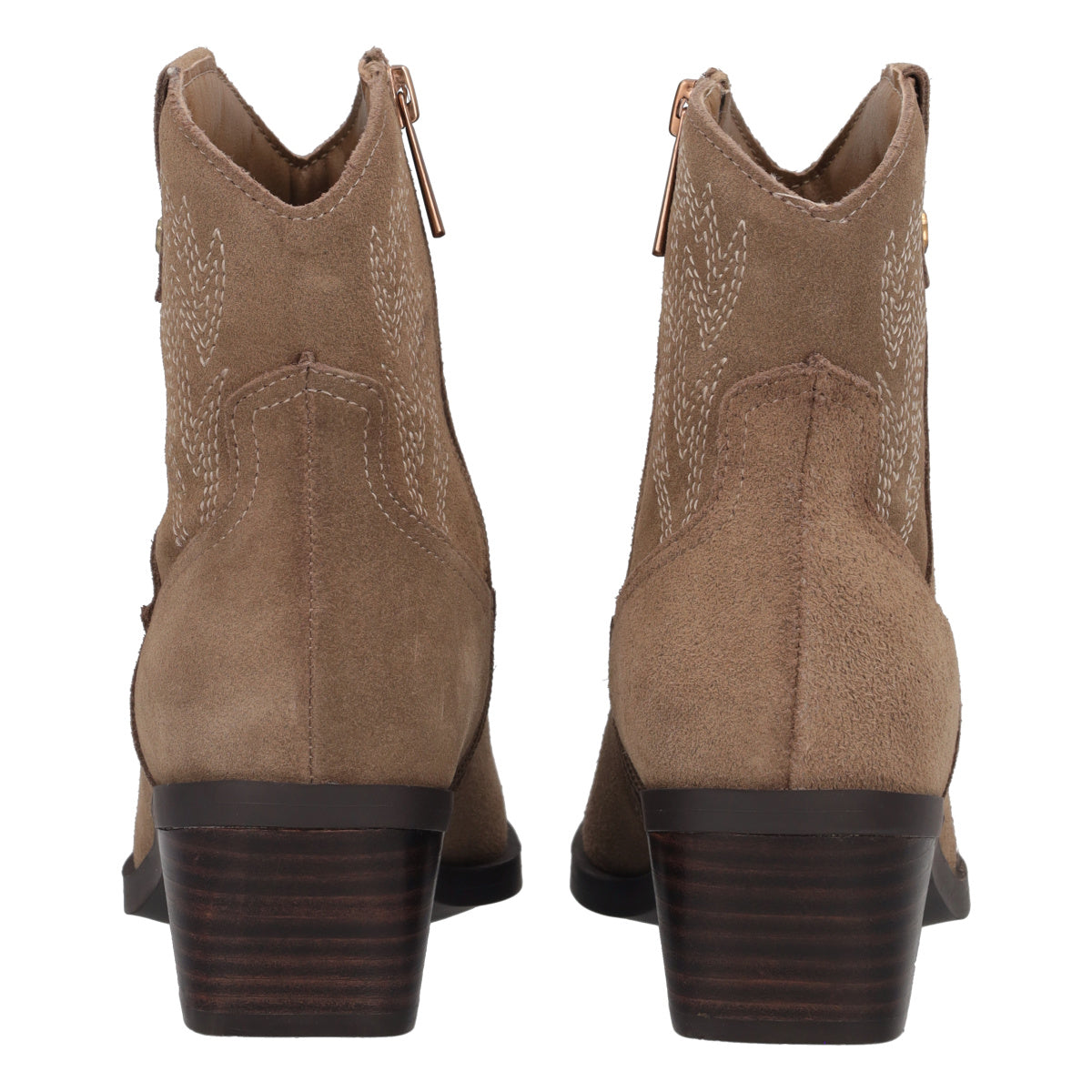 Stivaletti Texani Donna Taupe