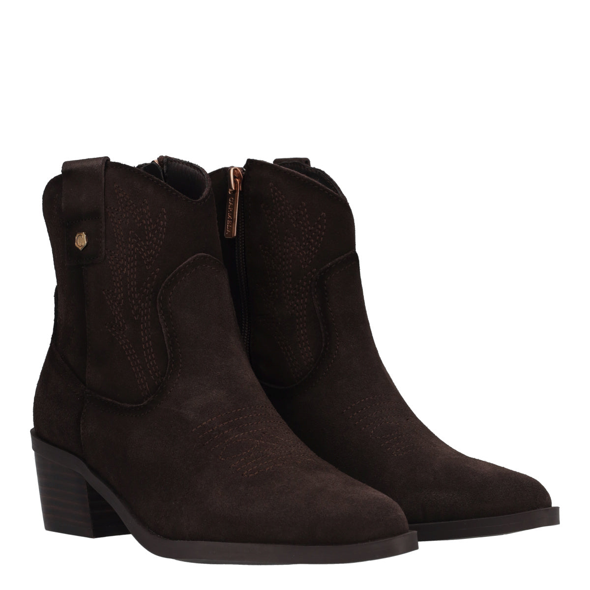 Stivaletti Texani Donna Marroni